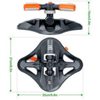 Aspersor rotativ cu 3 brațe, rotativ 360 de grade, diametru stropire 15 m