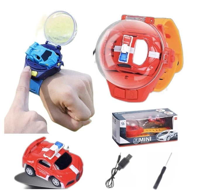 Jucărie cu ceas auto detașabil, cu telecomandă, 2.4 GHz, scara 1:64 – imagine 2