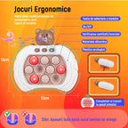 Jucarie interactiva Pop It, antistres, silicon, Multicolor