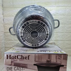 Oala antiaderenta cu capac din sticla 32cm , 8.5L