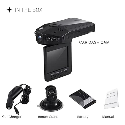 Cameră auto DVR Full HD 1080P cu Ecran LCD