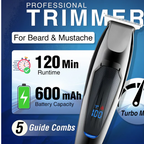 Masina de tuns profesionala VGR V070, afisaj digital, incarcare USB, lama inox