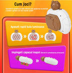 Jucarie interactiva Pop It, antistres, silicon, Multicolor