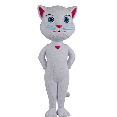 Jucărie Talking Angela, pisica inteligentă vorbitoare, 28 cm