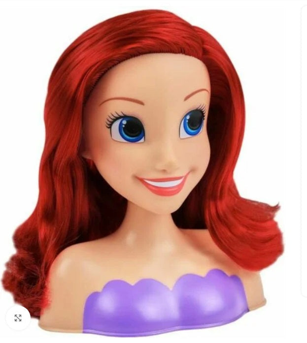 Păpușă Disney Ariel Mica Sirenă Mini Styling Head – imagine 2