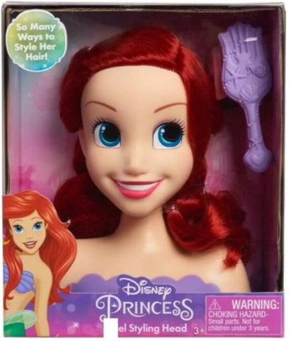 Păpușă Disney Ariel Mica Sirenă Mini Styling Head