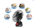 Ventilator portabil pentru camping 3 viteze cu 2 acumulator 48V