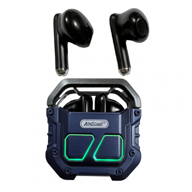 Casti wireless bluetooth, audio, in ear, fara fir, sport, cu microfon, control touch, ANDOWL QE358