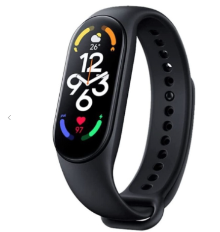 Bratara fitness M7 neagra cu monitorizare puls si vibratii