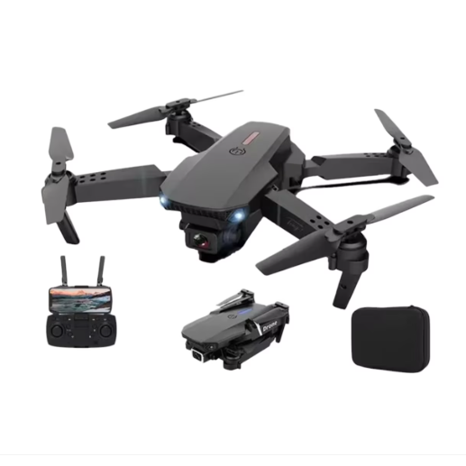 Drona cu camera, E99 Pliabila, Telecomanda, 3 moduri viteza