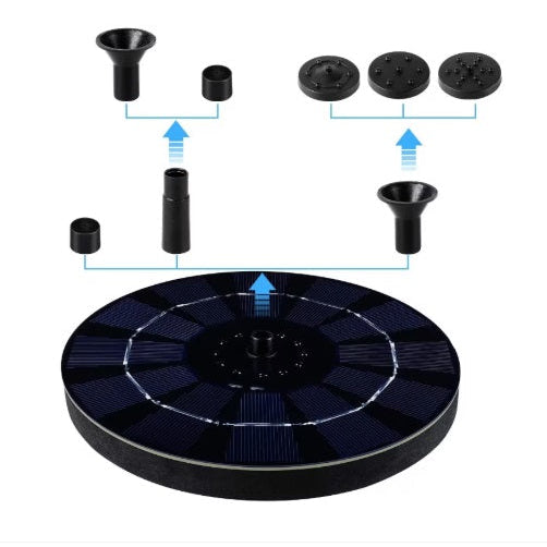 Fantana Arteziana Solara IPX8, 160x160 mm – Pompa Apa cu Panou Solar pentru Gradina, Iaz si Decor Exterior