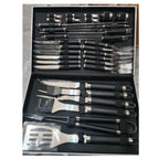 Set accesorii pentru gratar Tarrington House, 33 piese din otel inoxidabil, geanta aluminiu – imagine 4