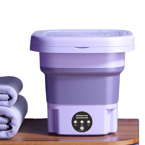 Mini mașină de spălat pliabilă 8L, electrică, cu funcție de uscare - 3 tipuri