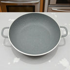 Set de vase ( OALE ) de gătit antiaderente Hot Chef, 10 piese – Caserole premium din marmură granit cu capace de sticlă și caserolă joasă, set de bucătărie durabil, fără PFOA, sănătos și elegant