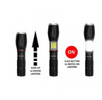 Lanternă tactică Tac Light Elite cu 5 moduri luminare și 2 surse de lumină