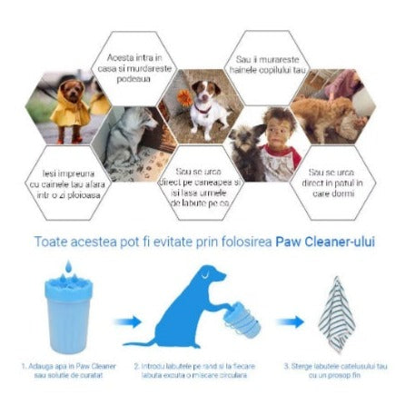Dispozitiv Curatare/Igienizare si Dezinfectare Labute Animale , Marimea M