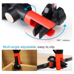 Lampă de lucru reîncărcabilă, acumulator, lumini de lucru LED magnetice, lumini de lucru LED portabile cu cârlig și magnet, lumină mecanică super strălucitoare de 700lm pentru iluminatul șantierului, reparații auto, casă, garaj