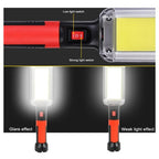 Lampă de lucru reîncărcabilă, acumulator, lumini de lucru LED magnetice, lumini de lucru LED portabile cu cârlig și magnet, lumină mecanică super strălucitoare de 700lm pentru iluminatul șantierului, reparații auto, casă, garaj