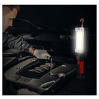 Lampă de lucru reîncărcabilă, acumulator, lumini de lucru LED magnetice, lumini de lucru LED portabile cu cârlig și magnet, lumină mecanică super strălucitoare de 700lm pentru iluminatul șantierului, reparații auto, casă, garaj