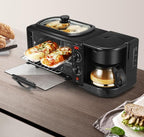 Aparat Multifunctional Pentru Mic Dejun, Electric 3 in 1 , Cuptor, Grill, Filtru Cafea