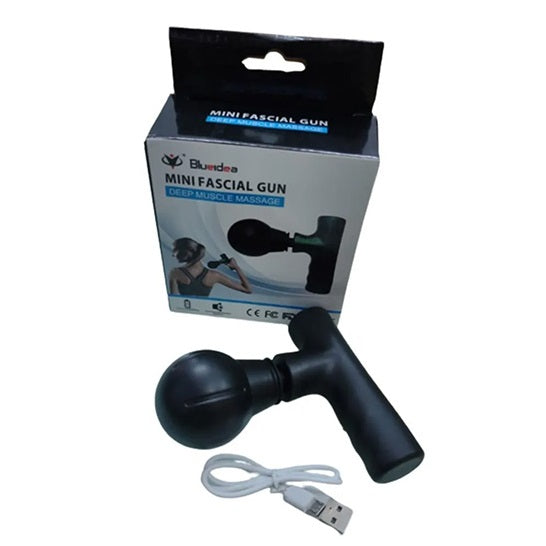 MINI Pistol de masaj , Aparat Pentru Masaj ,  pentru mușchi adânci, reîncărcabil prin USB, vibrații puternice, multicolore