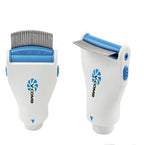 Perie aspirator împotriva păduchilor/paraziților, 3 capete de schimb, iluminare Led