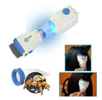 Perie aspirator împotriva păduchilor/paraziților, 3 capete de schimb, iluminare Led