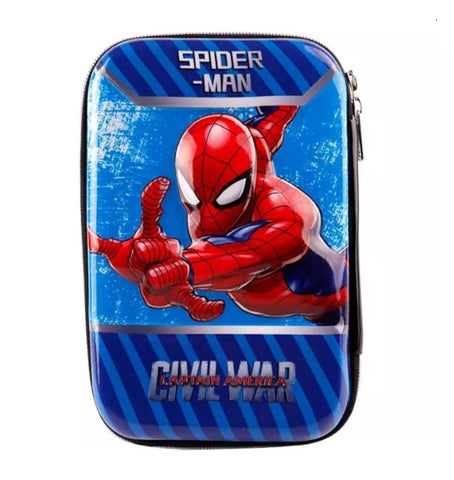 Penar S-cool, 3D Spiderman, Marvel Advangers, compartimentat, 22 cm x 15 cm x 5,5 cm