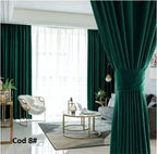 Set 2 draperii Velvet, 150x250 cm, sistem de prindere rejansă, diverse culori