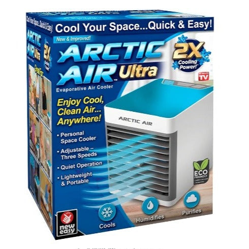 Mini Răcitor aer portabil Arctic Air Ultra cu 3 funcții răcire umidificare, purificare aer