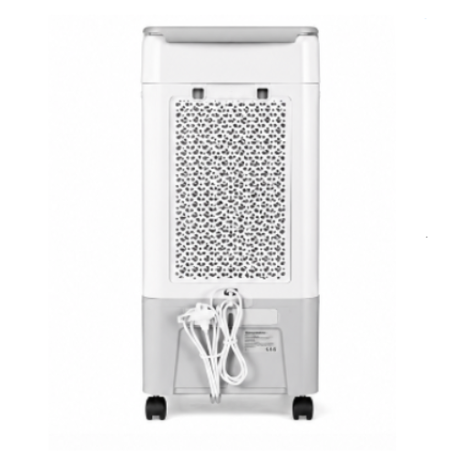 Răcitor de Aer Portabil Oujisang Air Cooler, 50W, 3 Viteze, Rezervor de Apă, Oscilație Automată, Flux de Aer Reglabil, 4 Roți, Alb