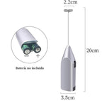 Mixer electric, cu suport, pentru spumat lapte, cappucino, cafea, fără fir – imagine 6