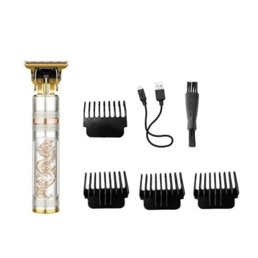 Mașină de tuns barba și conturare, autonomie mare, 1200 mAh,USB + trimmer nas – imagine 2