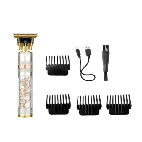 Mașină de tuns barba și conturare, autonomie mare, 1200 mAh,USB + trimmer nas – imagine principală