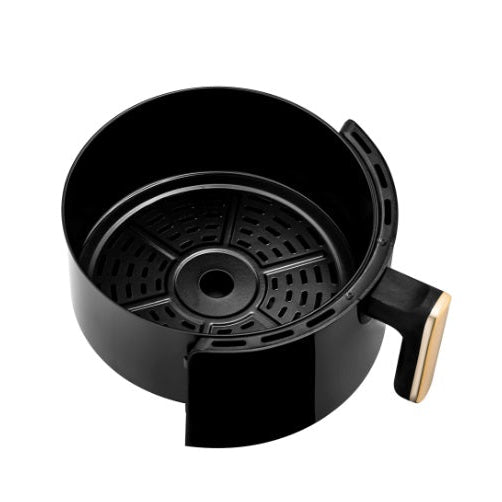 Friteuza cu aer cald, Deliny CHEF, Air Fryer , Capacitate 5 Kg, 1400 W, Negru