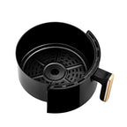 Friteuza cu aer cald, Deliny CHEF, Air Fryer , Capacitate 5 Kg, 1400 W, Negru