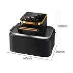 Friteuza Airfryer 3in1 12L, 1700W, Digital Display Led, Fara Ulei, Touch Control, 11 Programe, Timer, Negru-Auriu
