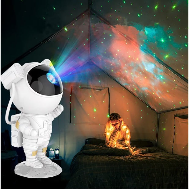 Proiector laser astronaut cu joc de lumini nebula și stele