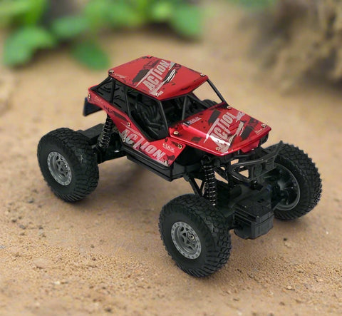 Mașină Rock Crawler cu Telecomandă, metal, Off-Road, 27MHz, Scara 1:20