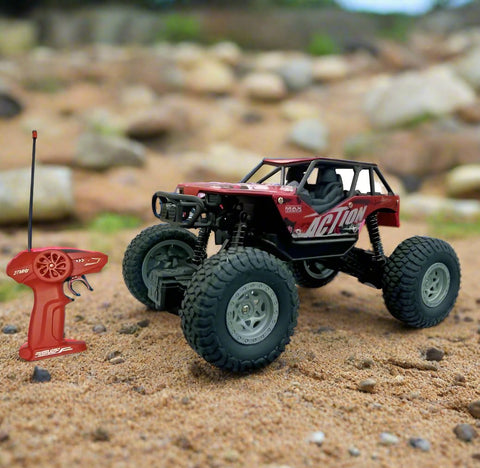 Mașină Rock Crawler cu Telecomandă, metal, Off-Road, 27MHz, Scara 1:20