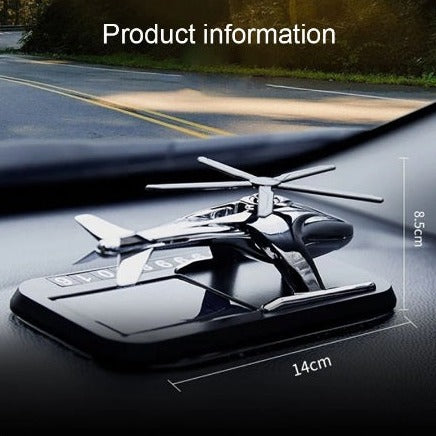 Odorizant solar pentru mașină cu placă de telefon, elicopter, elice, difuzor de parfum – imagine principală