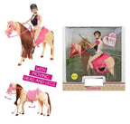 Set format din papușă și cal echitație, HAPPY HORSE, Multicolor – imagine 2