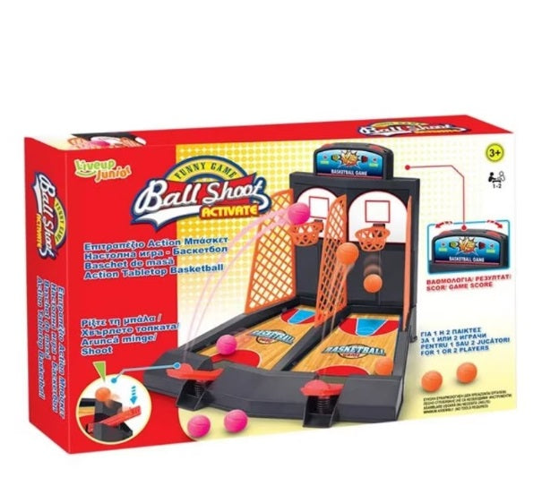 Masă de joc Basketball Action pentru 1 sau 2 jucători, multicolor – imagine 5