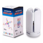 Bec cu 4 brațe, Lampa LED RGB, E27, boxă bluetooth, muzică, telecomandă