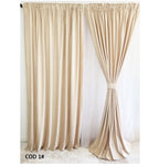 Set 2 draperii Velvet, 150x250 cm, sistem de prindere rejansă, diverse culori