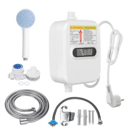 Boiler instant 3500W cu afișaj digital și reglaj temperatură