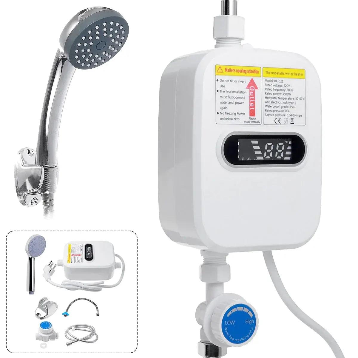 Boiler electric instant 3067, 3500W, cu afișaj digital
