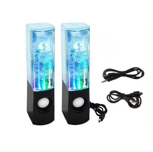 Boxe Audio Decorative Iluminate LED tip Fantana Arteziana cu Apa