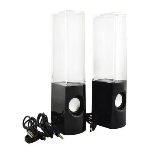 Boxe Audio Decorative Iluminate LED tip Fantana Arteziana cu Apa