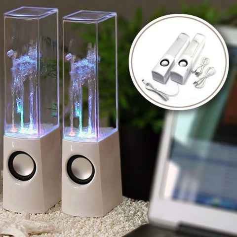 Boxe Audio Decorative Iluminate LED tip Fantana Arteziana cu Apa